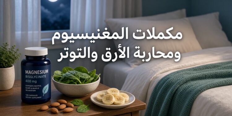 مكملات المغنيسيوم ومحاربة الأرق والتوتر