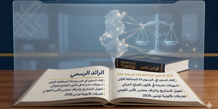 تنقيحات تاريخية تشمل المرسوم 54 و قانون الصلح الجزائي في تونس